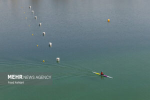 مسابقات قایقرانی بانوان در بخش آب‌های آرام
