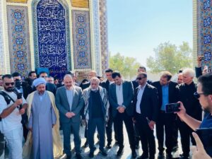 وزیر ورزش و جوانان وارد بوموسی شد