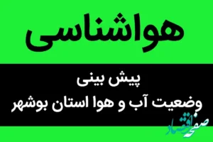 پیش بینی وضعیت آب و هوا بوشهر فردا شنبه ۵ آبان ماه ۱۴۰۳ + هواشناسی بوشهر فردا