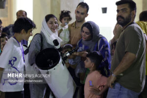 ماه گرفتگی در آسمان بوشهر