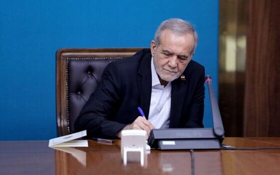 قدردانی پزشکیان از مردم عراق وهمراهی جهانی درتشییع رهبرشهید