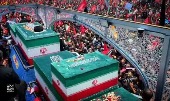 قدردانی سپاه لرستان از حضور حماسی مردم در مراسم وداع با آقای شهید ایران